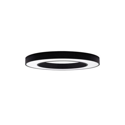 Anbauleuchte Ring 600 schwarz